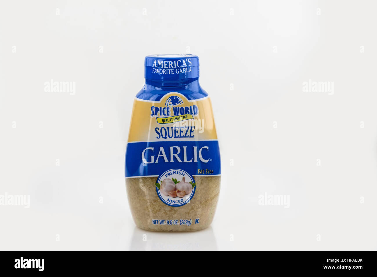 Spice World Organic Minced Squeeze Garlic