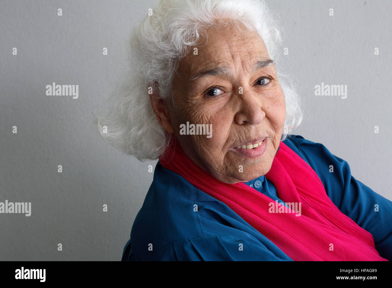 EL SAADAWI (EL-SAADAWI) Nawal - Date : 20090516 ©Basso CANNARSA/Opale Stock Photo