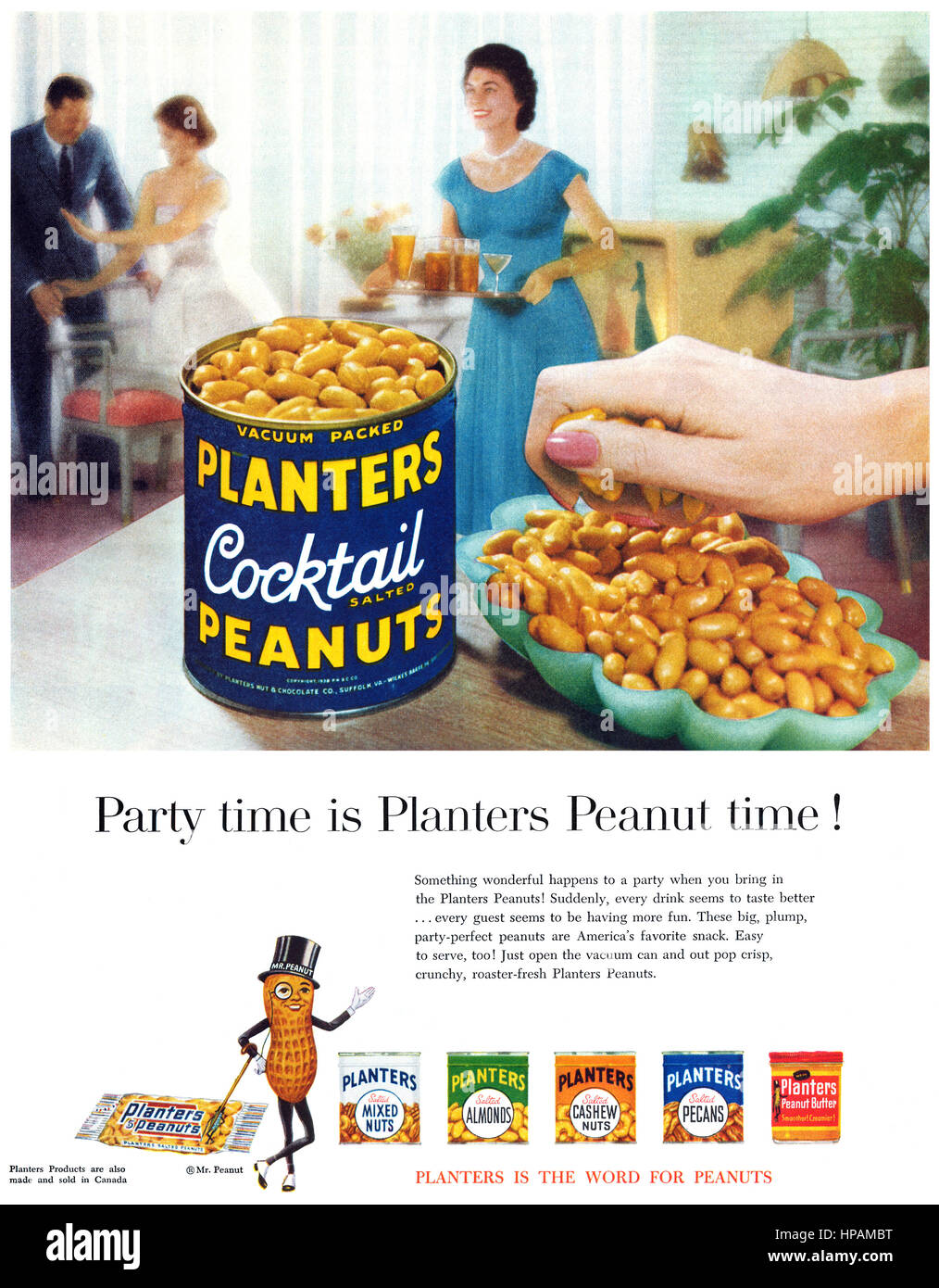 Cocktail party 1950s hires stock photography and images Alamy