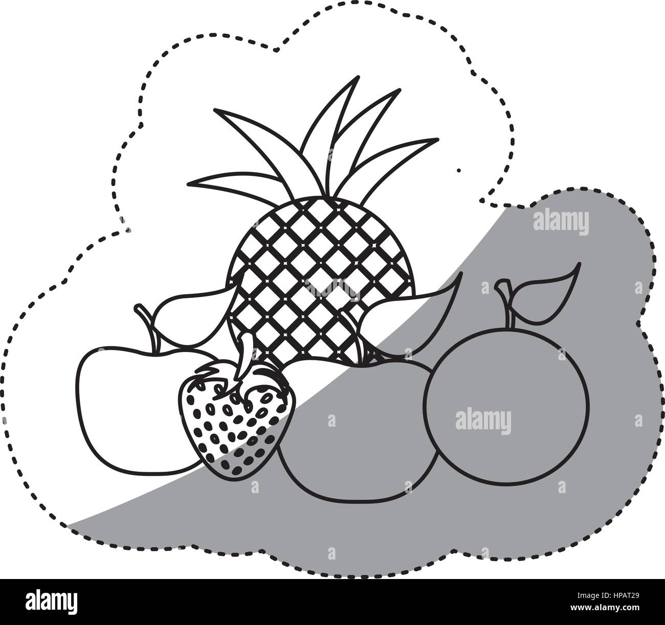 fruits icon stock image Stock Vector Image & Art - Alamy