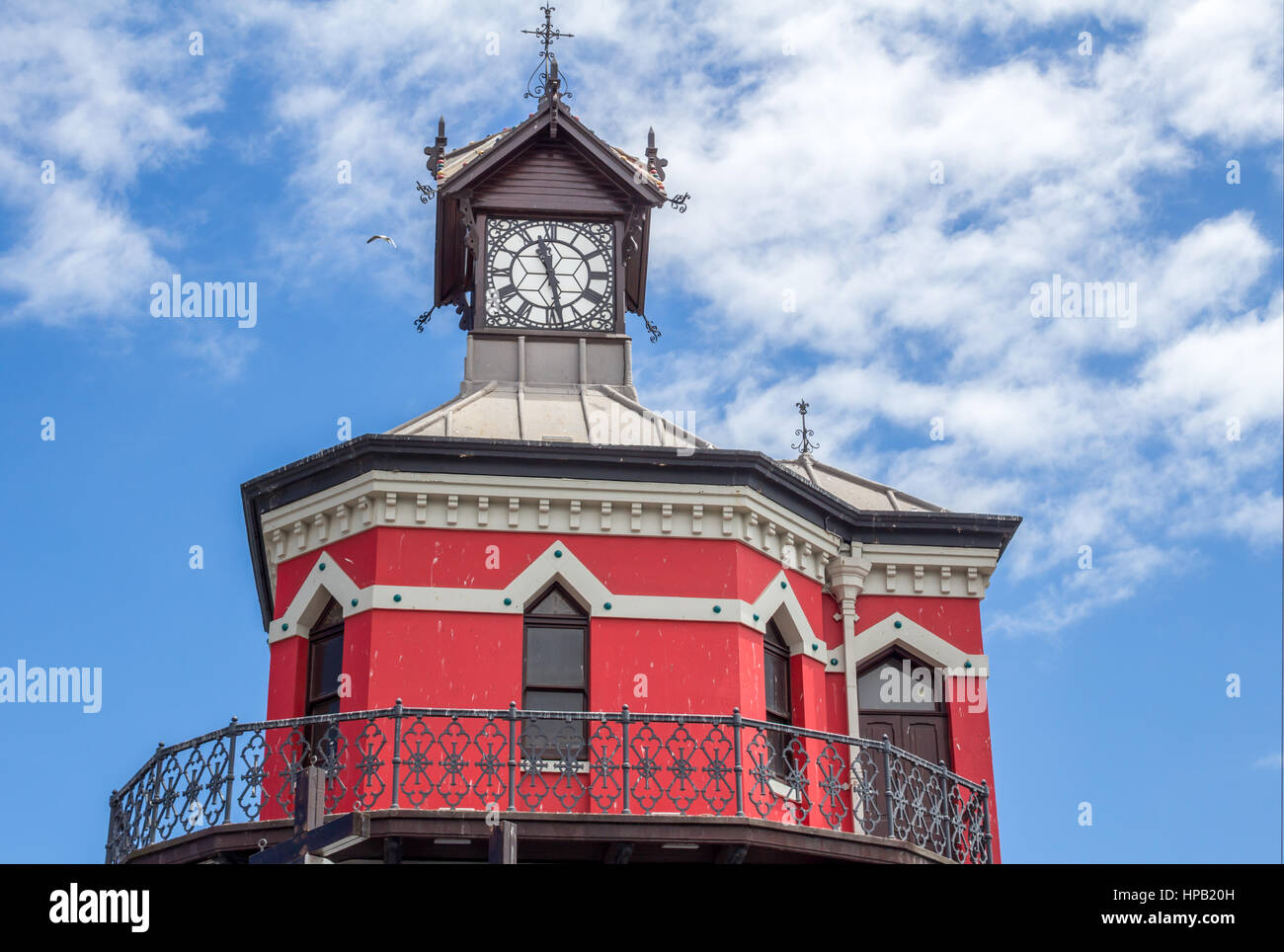 Old Clock Tower Cape Town Stock Photo Alamy