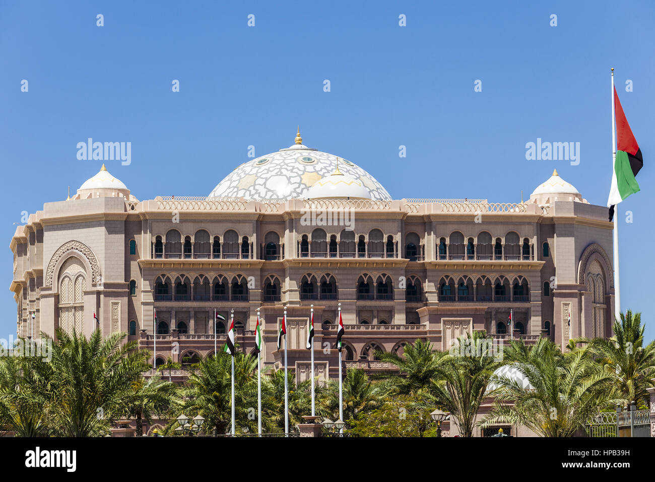 Emirates Palace Hotel in Abu Dhabi, VAE Stock Photo