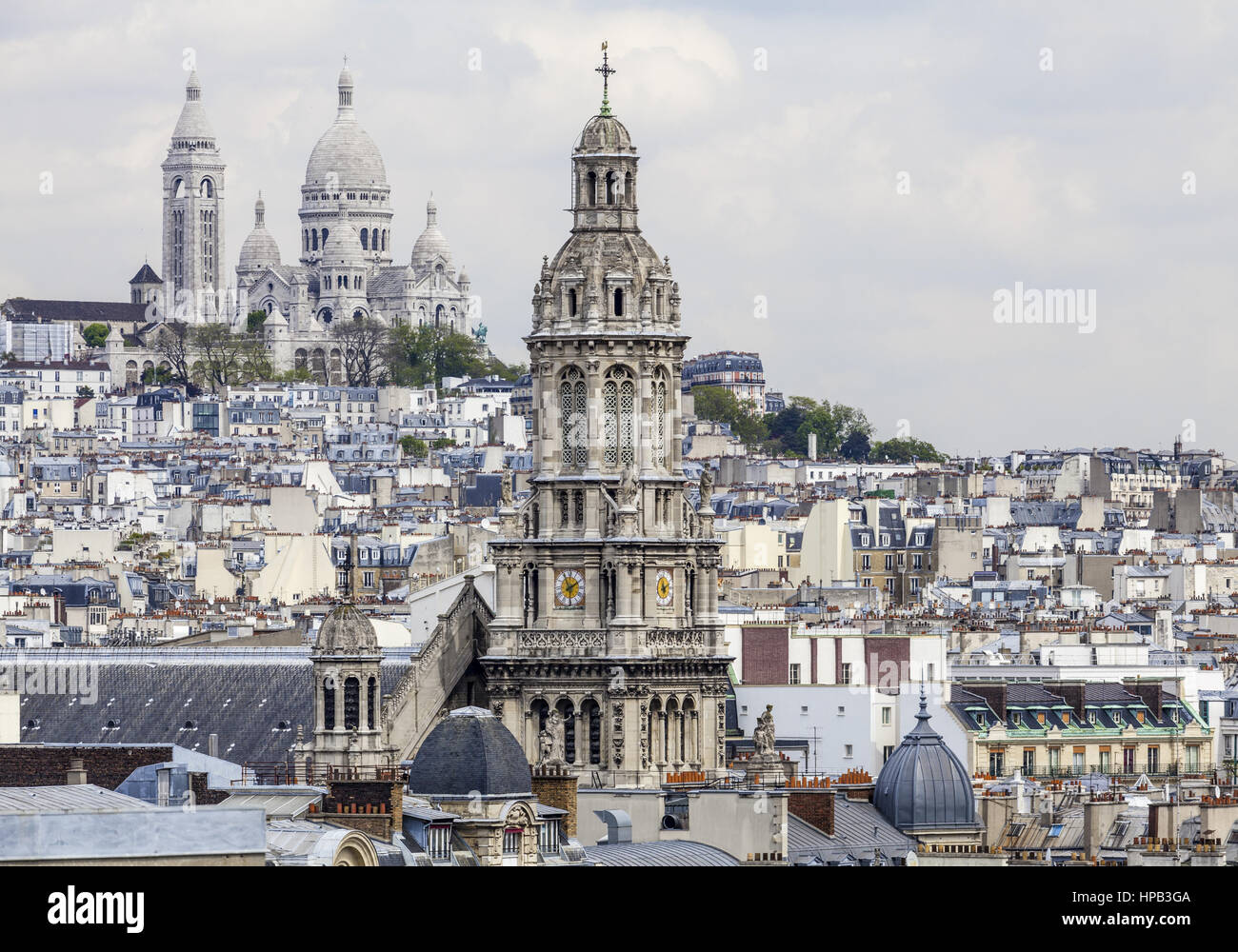 Paris, Frankreich, Sacr» Coeur, Montmartre Stock Photo