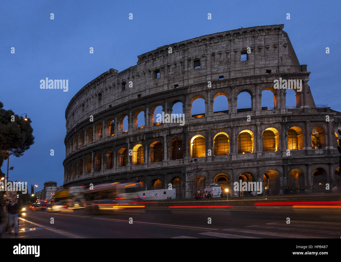 Colosseum, Rom, Latium, Italien Stock Photo
