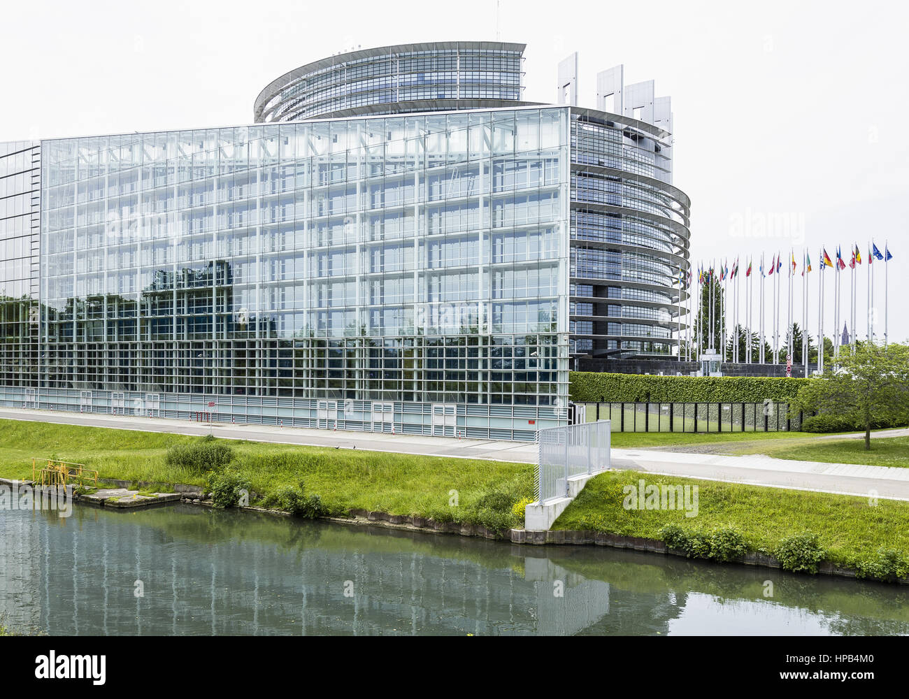 Europaeisches Parlament in Strassburg Stock Photo