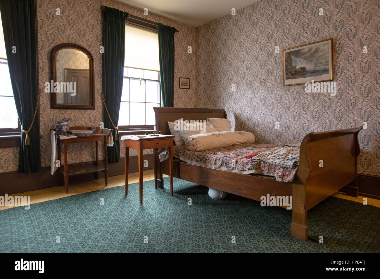 Vintage bedroom Stock Photo