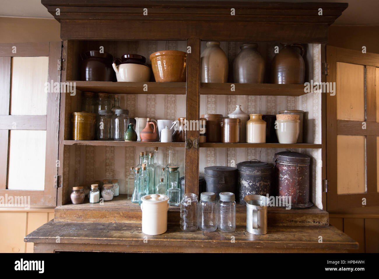 Vintage Kitchen Cabinet High Resolution Stock Photography And Images Alamy