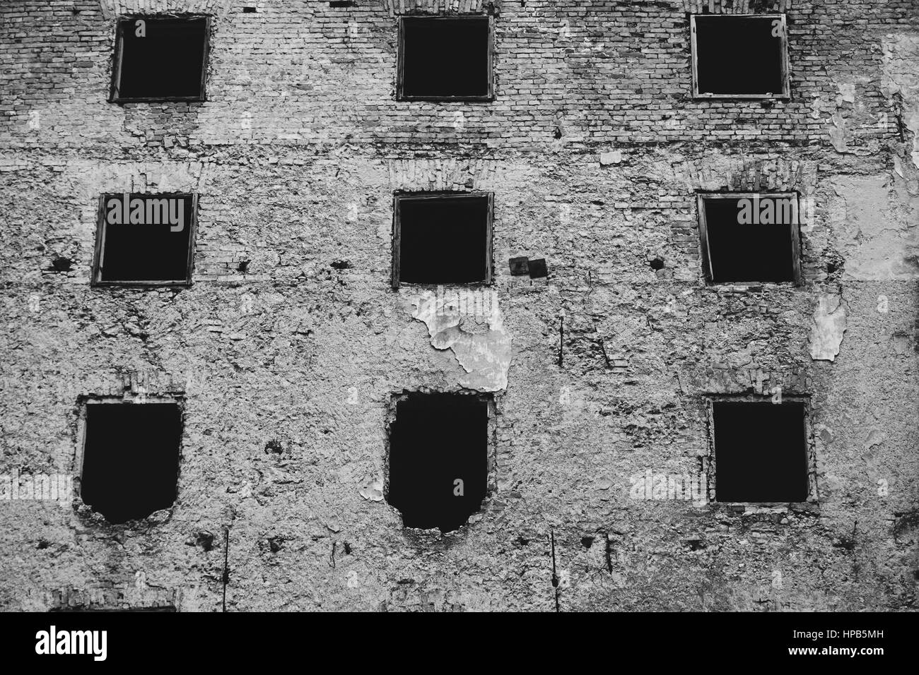 Old stone ruins Black and White Stock Photos & Images - Alamy