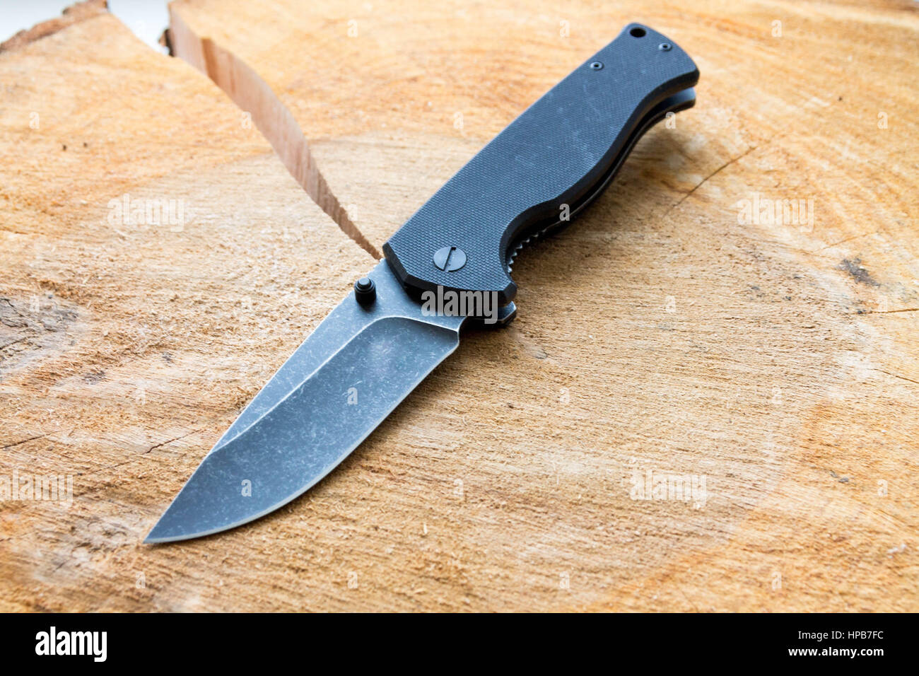 A knife for everyday use. Pocket knife Stock Photo Alamy