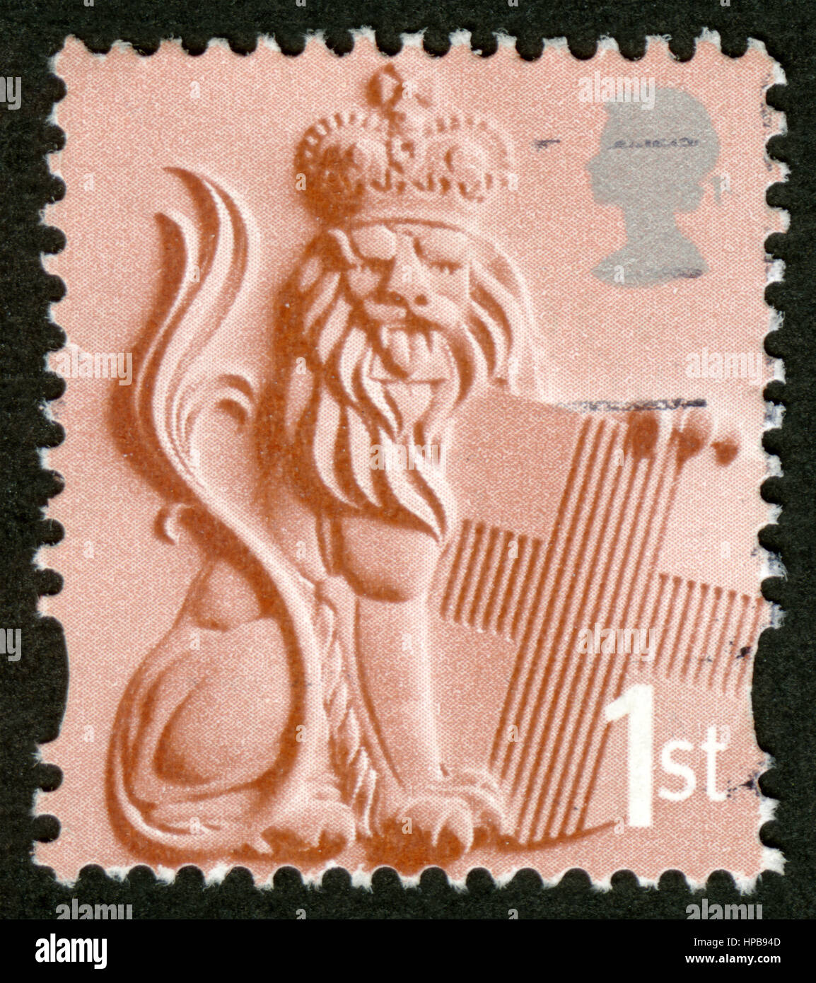 England postage stamp Stock Photo Alamy