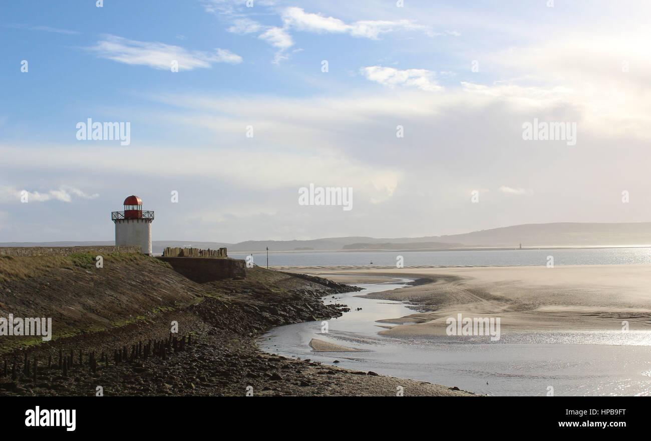 Image of burry port lighthouse Stock Photo Alamy