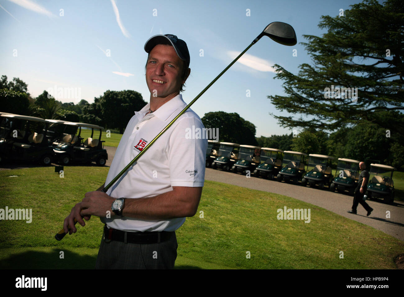 Lee Sharpe charity golf day at Mere Golf and Country Club.  Lee Sharpe. Picture: Chris Bull Stock Photo