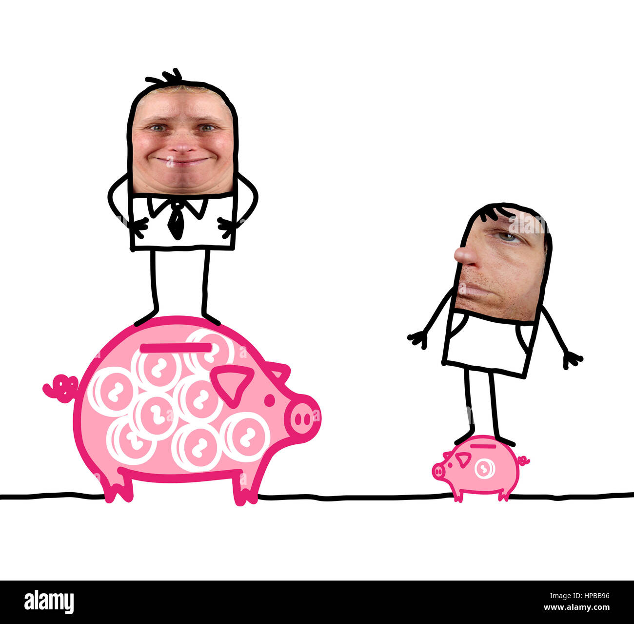 Cartoon People Rich And Poor Men Stock Photo Alamy Cartoon People Rich And Poor Men Stock Photo Alamy
