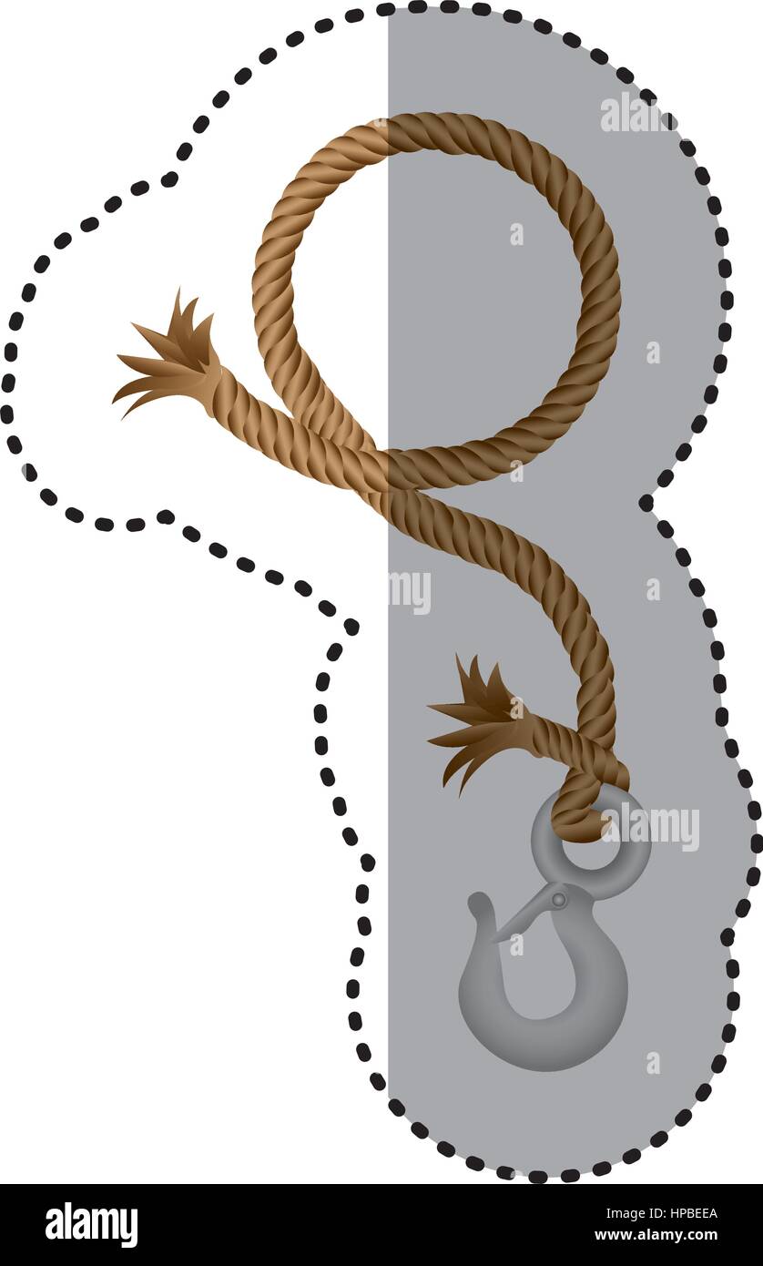 Frayed steel cable Stock Vector Images - Alamy