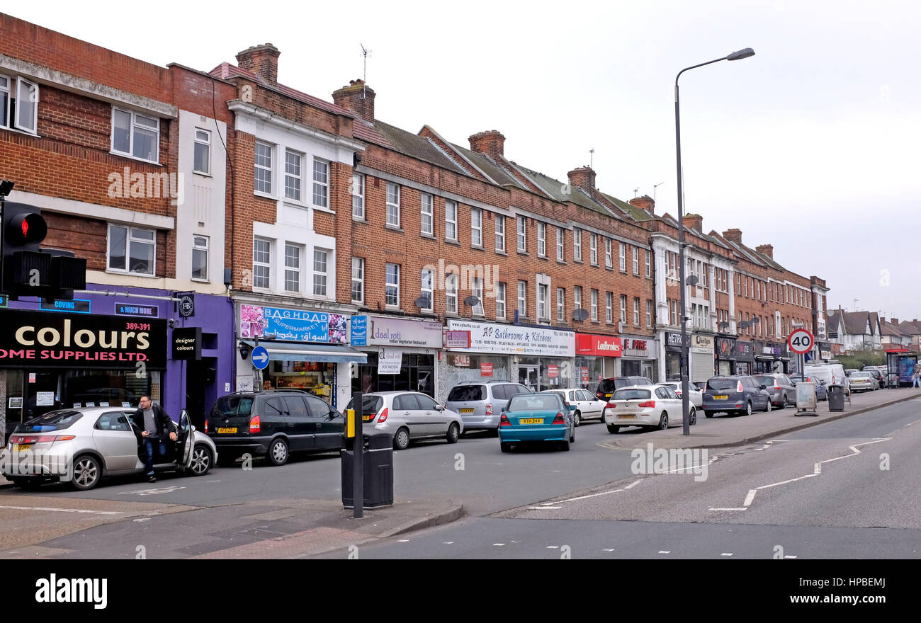 Harrow Greater London UK Shopping Parade in Harrow Stock Photo Alamy