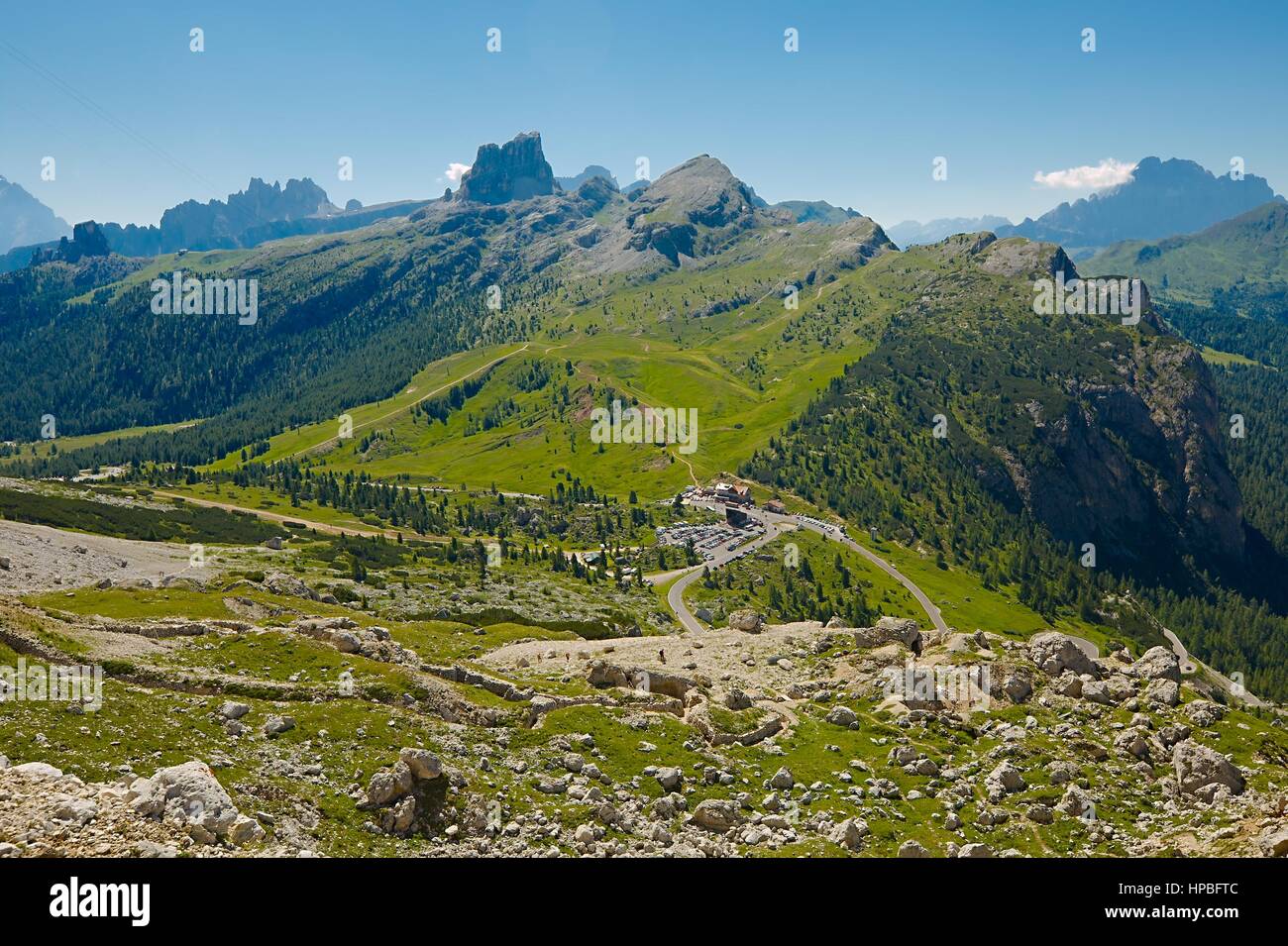 Dolomites Summer Landscape Stock Photo - Alamy