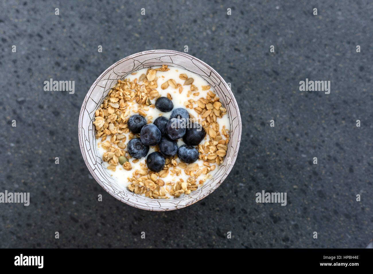 Greek yogurt and blueberries hires stock photography and images Alamy