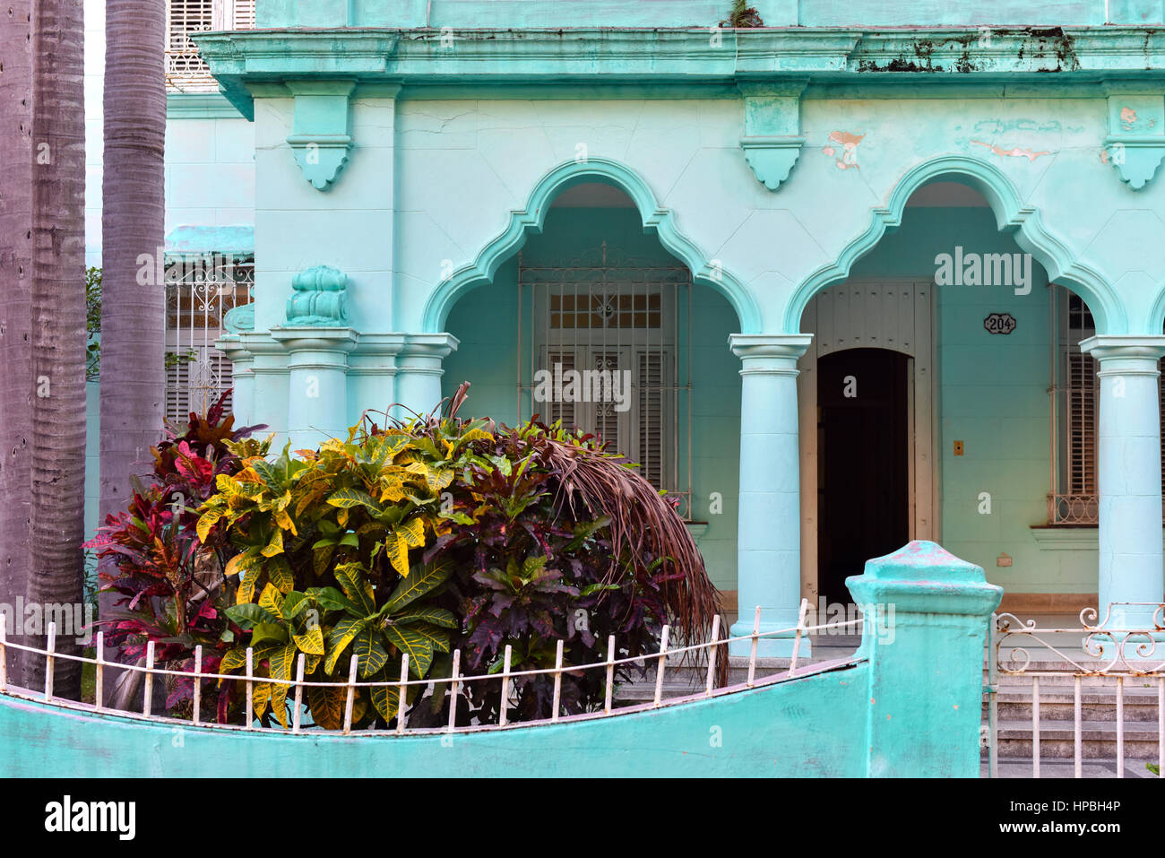 Villa, Vedado Havana Stock Photo