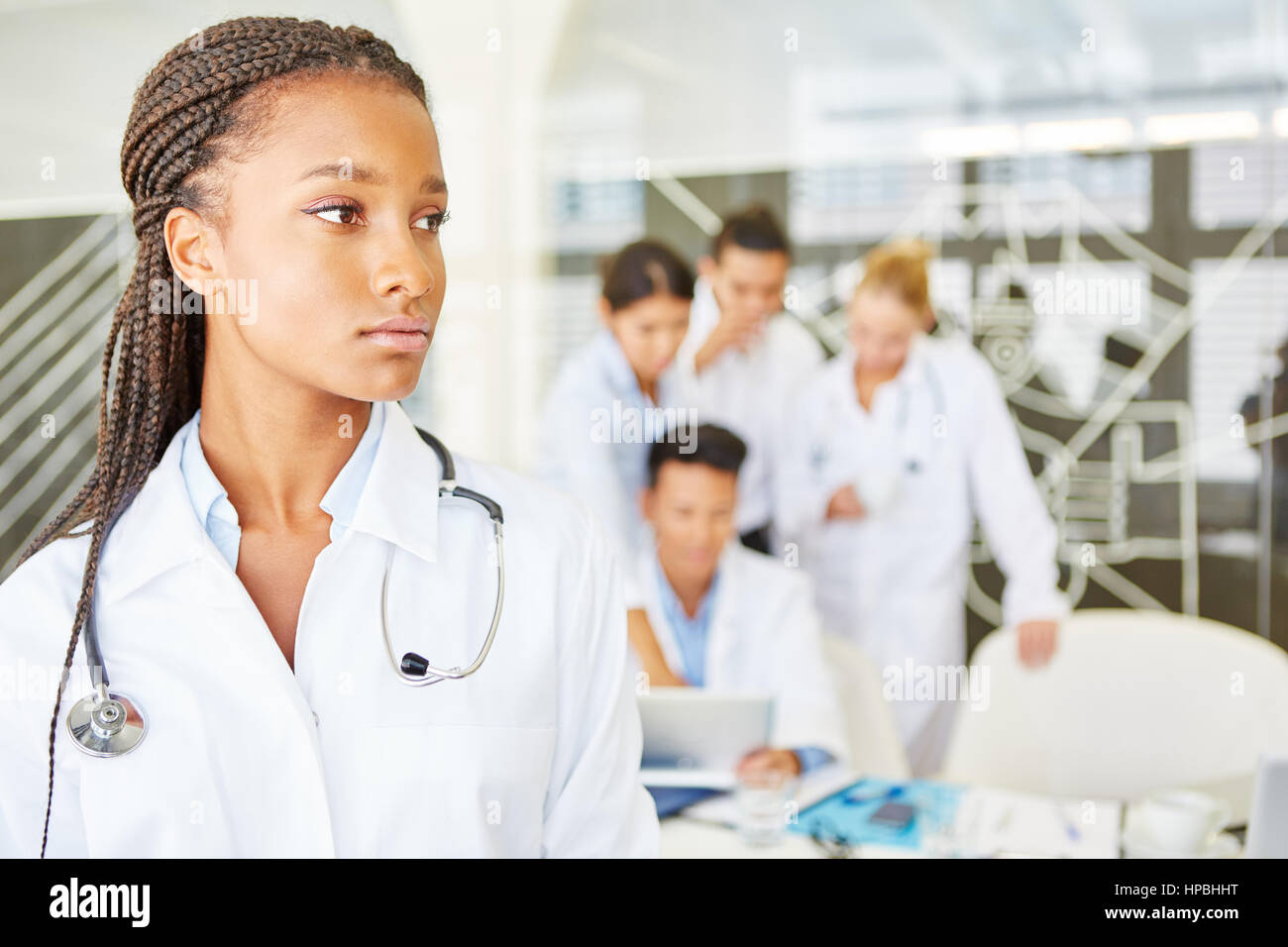African doctor woman hi-res stock photography and images - Alamy