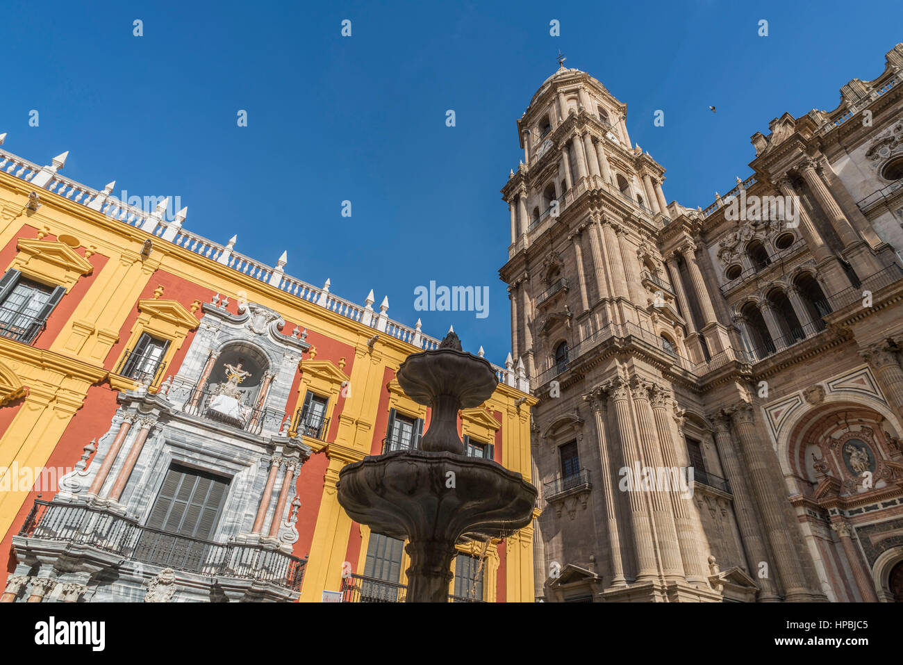 Cathedral of Malaga, Andalucia, Spain, Stock Photo