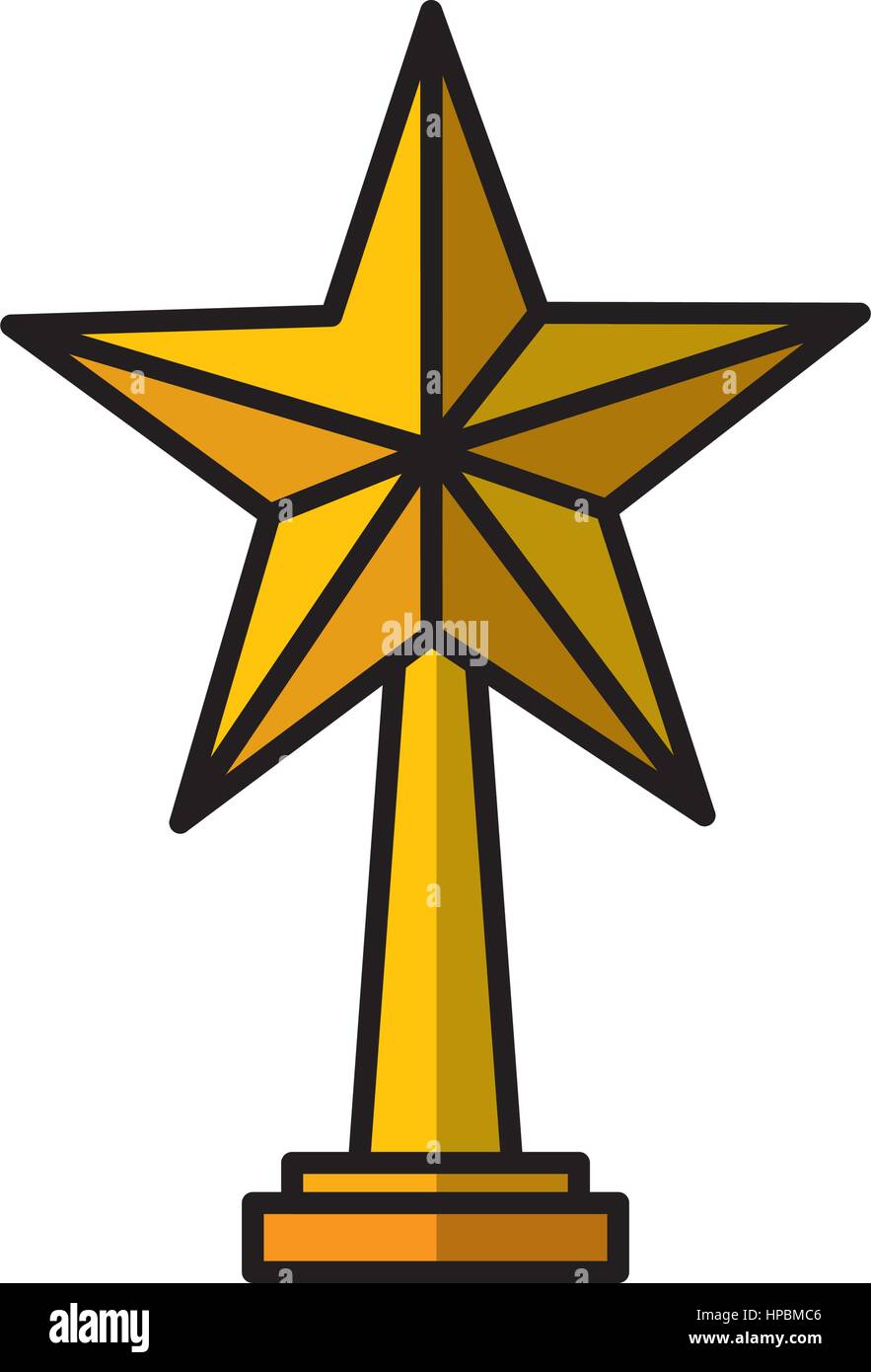 trophy award isolated icon vector illustration design Stock Vector ...