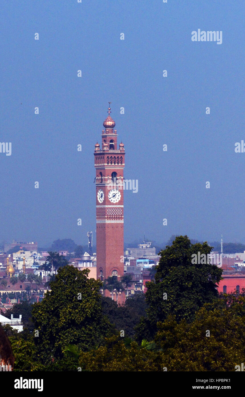 The Husainabad Clock Tower in Lucknow Stock Photo Alamy