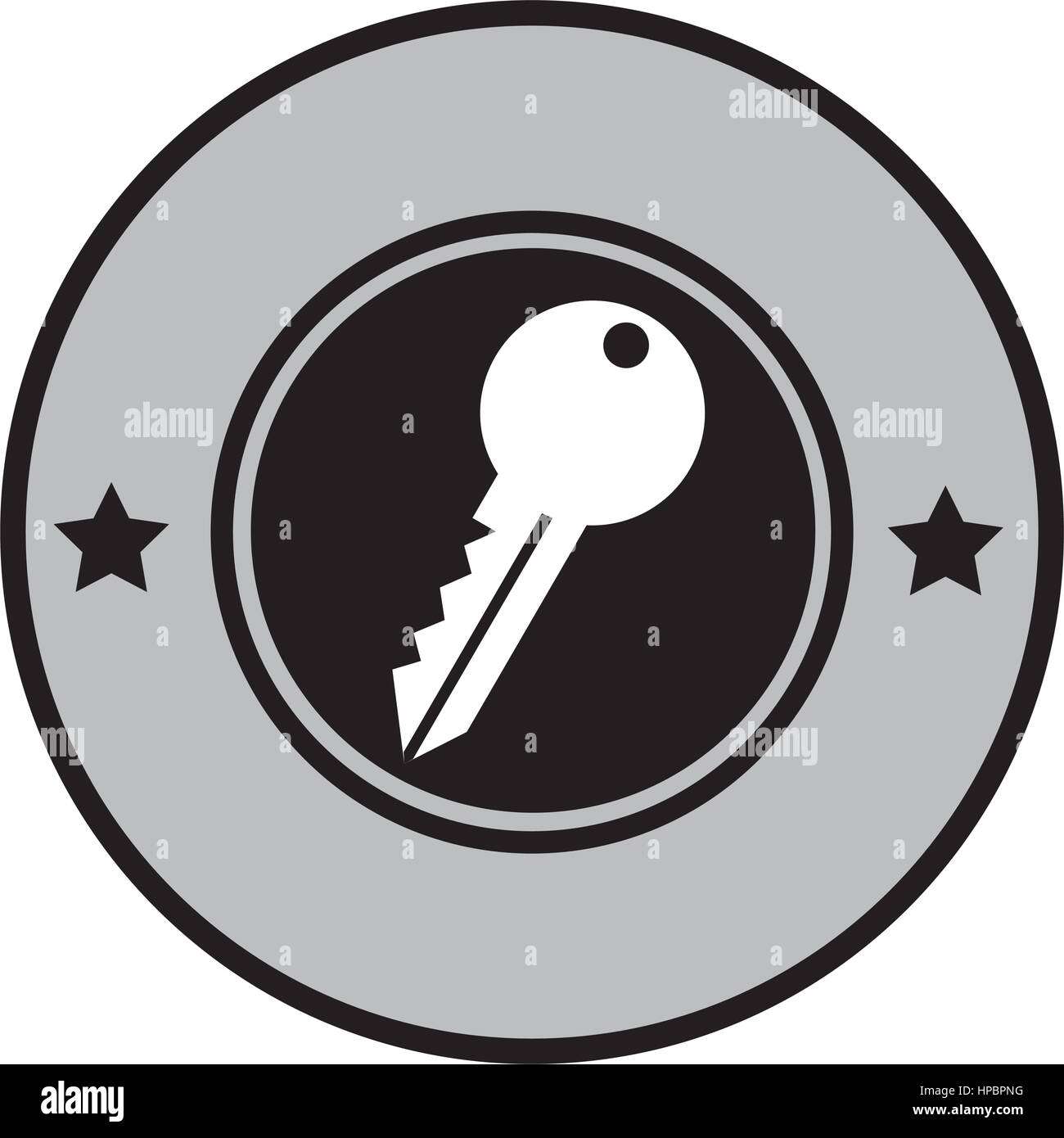 security key isolated icon vector illustration design Stock Vector ...