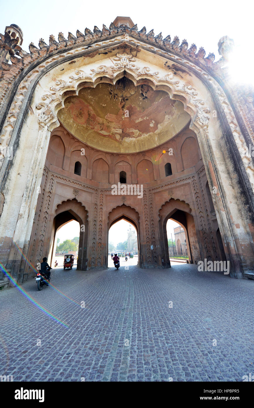 The historic Rumi gate in Lucknow, India. Stock Photo