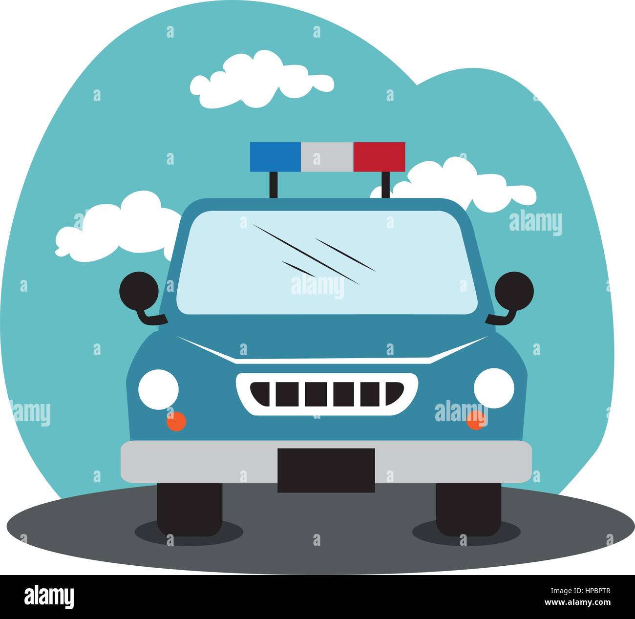 police patrol isolated icon vector illustration design Stock Vector ...