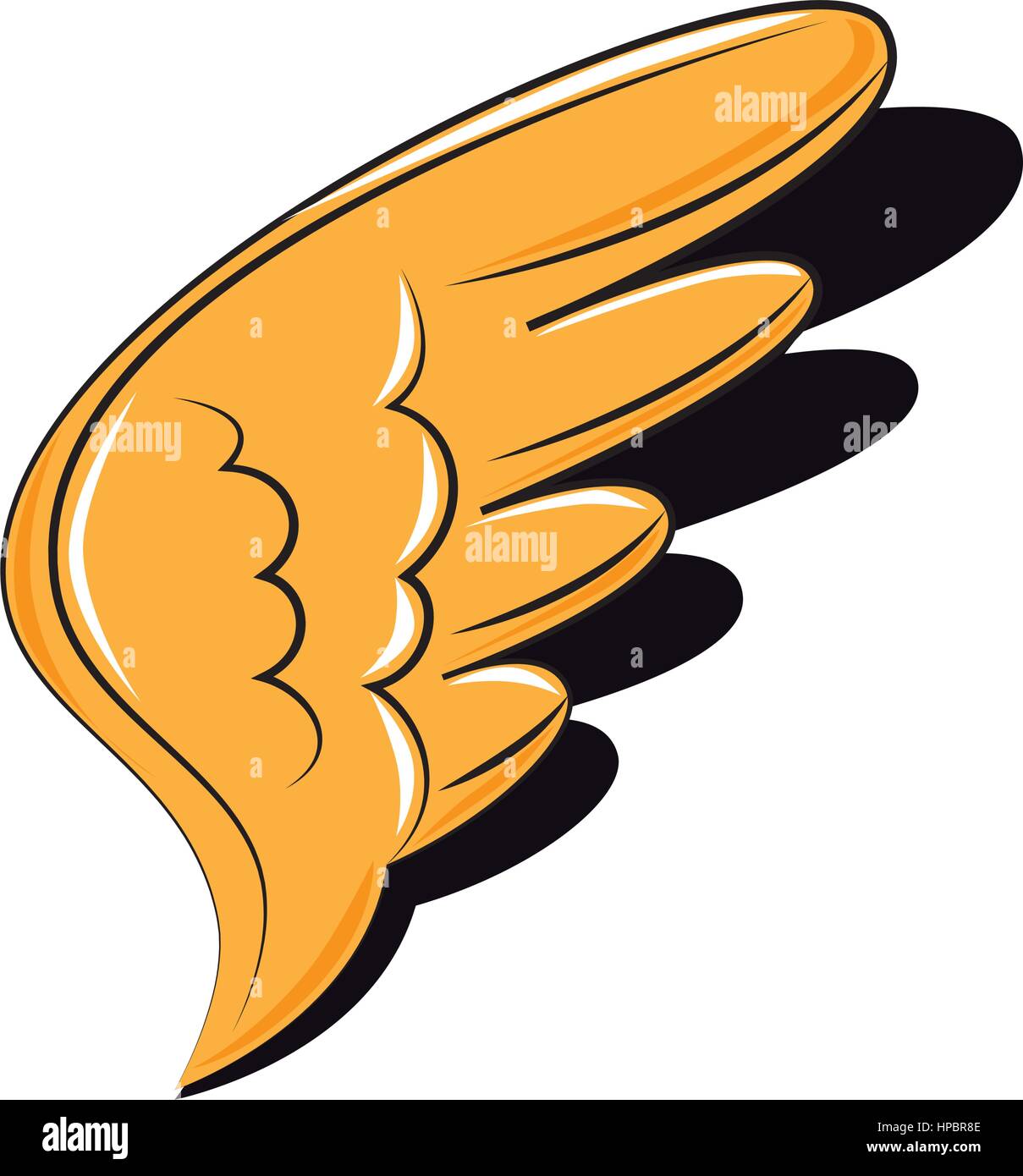 angel wings isolated icon vector illustration design Stock Vector Image ...