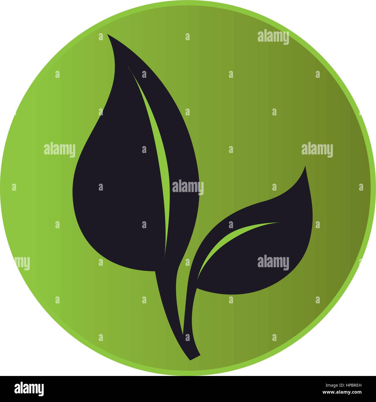 leafs plant ecology symbol vector illustration design Stock Vector ...