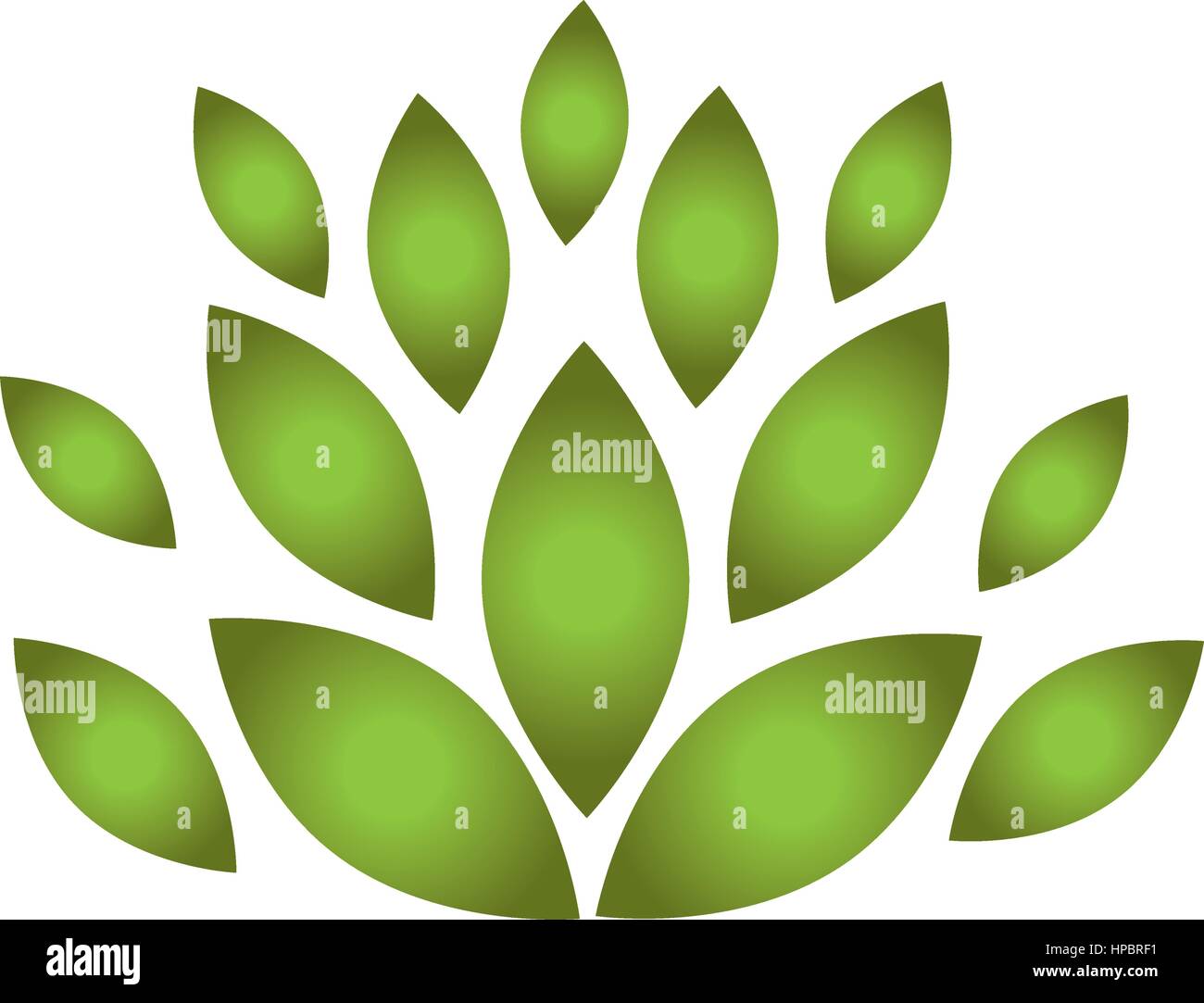 leafs plant ecology symbol vector illustration design Stock Vector ...