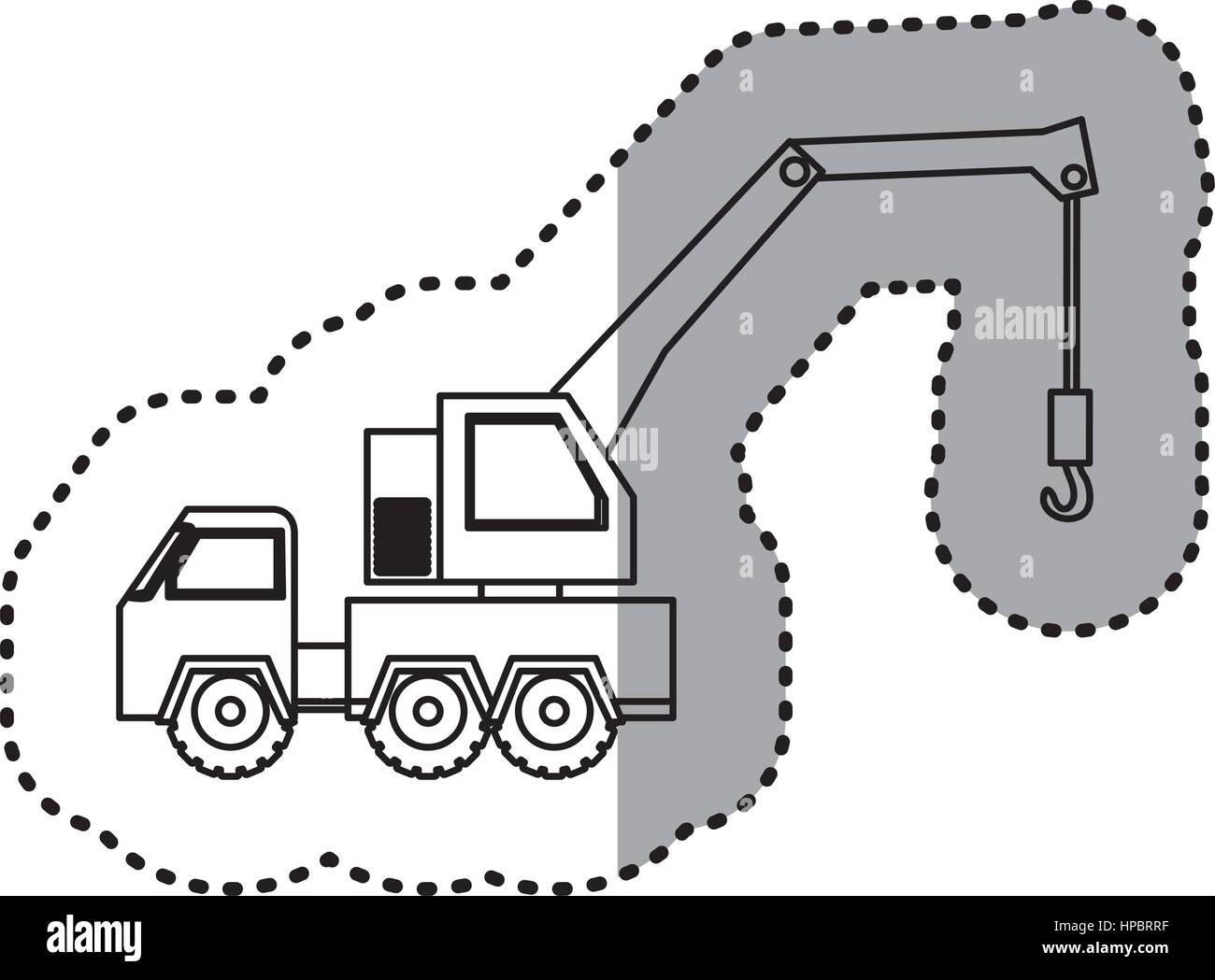 figure car crane icon Stock Vector Image & Art - Alamy