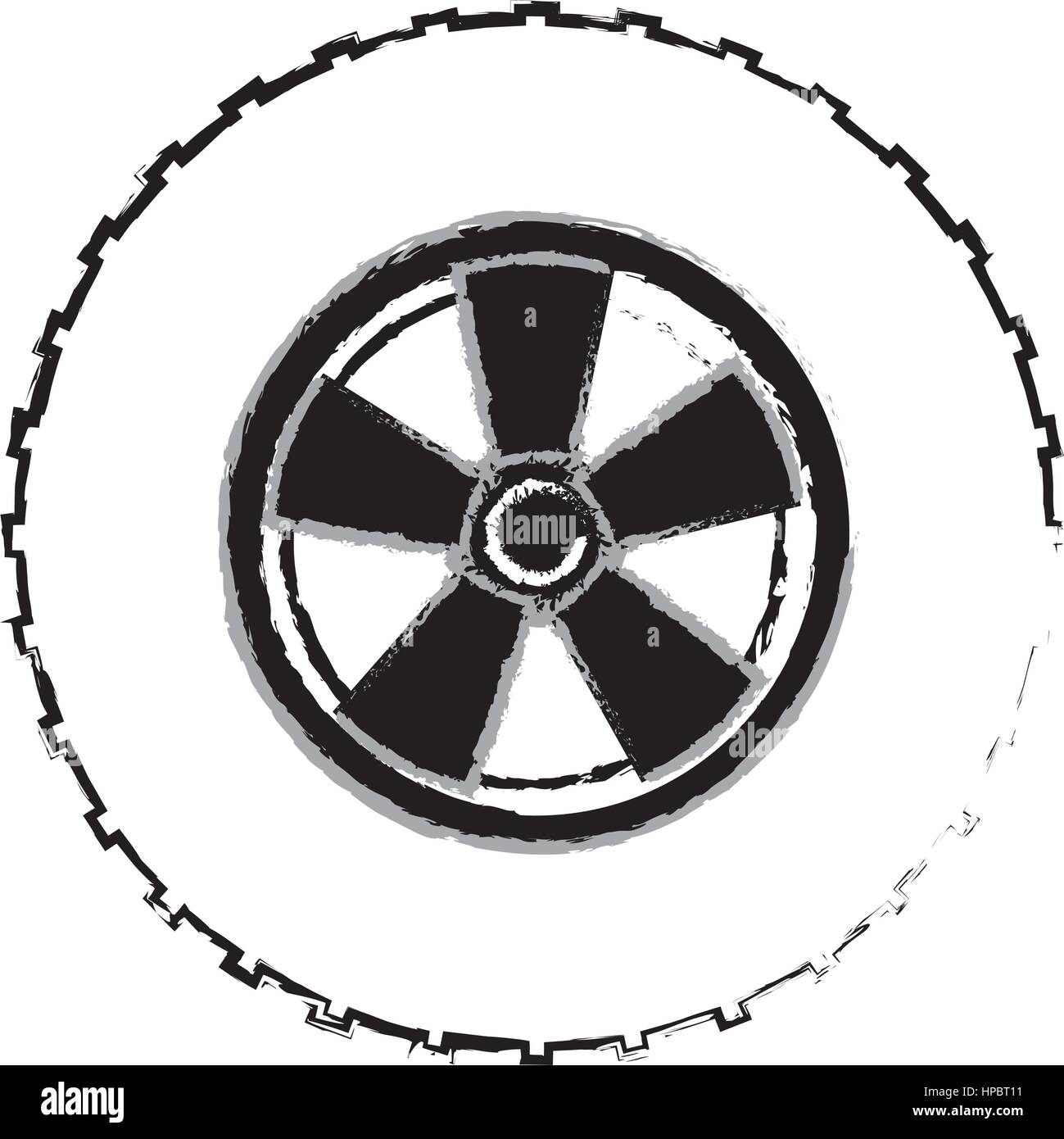 car wheel tire icon Stock Vector Image & Art - Alamy