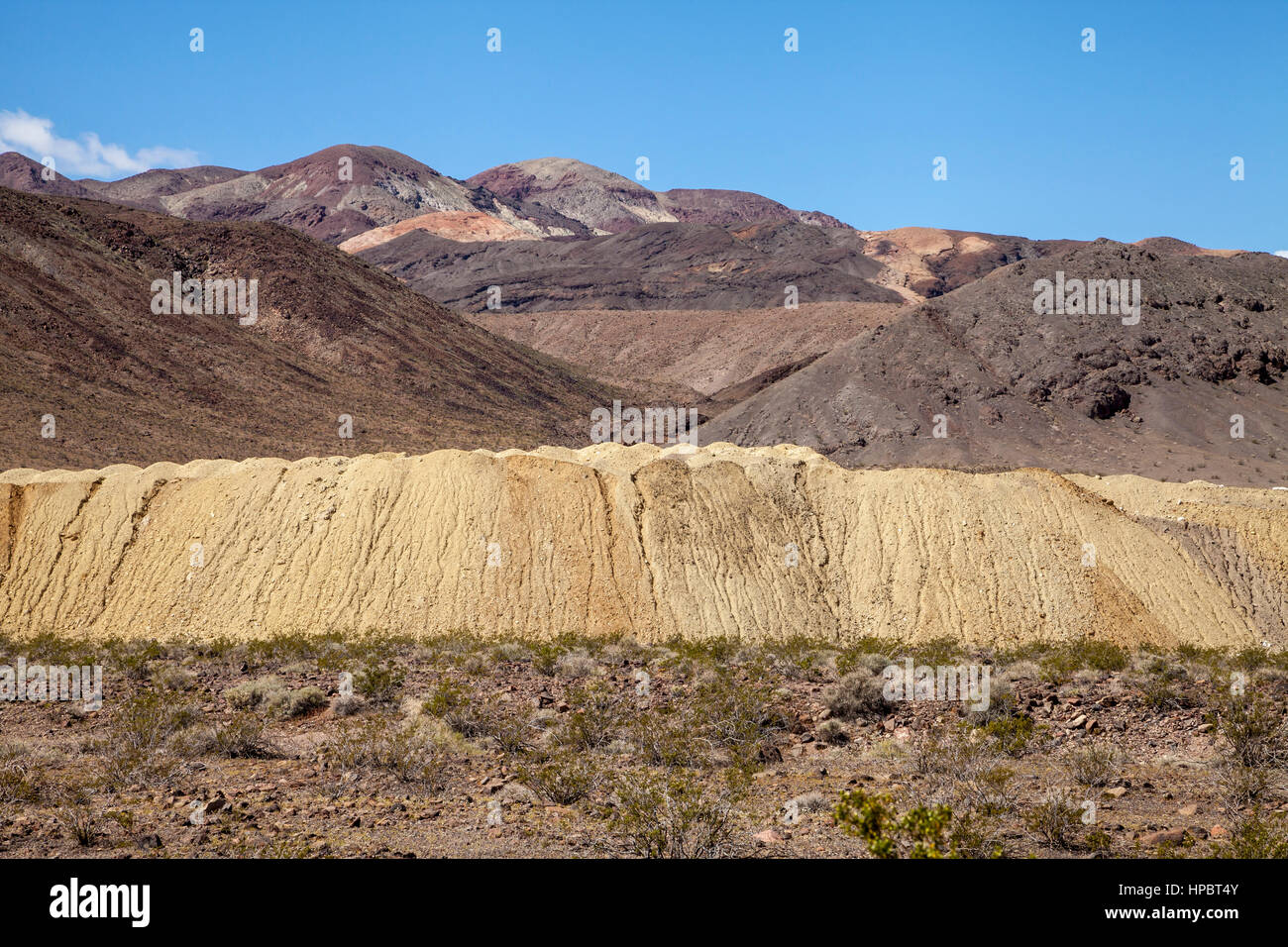 Mountain range, Death Valley National Park, California, USA Stock Photo