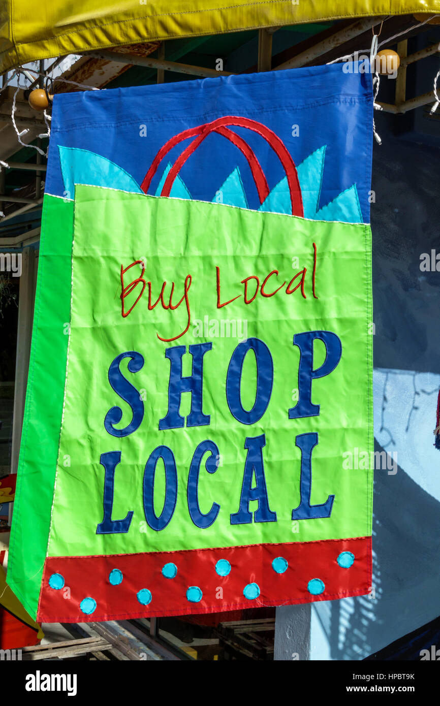 Florida Fl South Upper Florida Keys Key Largo Shopping Shopper Stock Photo Alamy