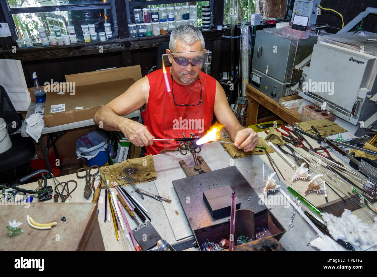 Florida Upper Florida Keys,Islamorada,The Rain Barrel Artisan shopper shoppers