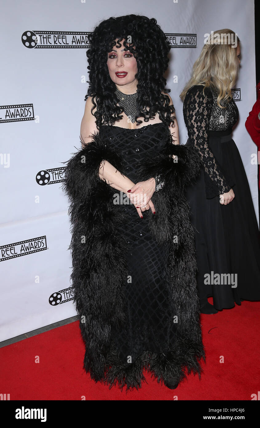 Las Vegas, NV, USA. 20th Feb, 2017. 20 February 2017 - Las Vegas, NV - Heidi Thompson as Cher. Red Carpet Arrivals for 23rd Production of The Reel Awards Presented by International Celebrity Images at The Golden Nugget Hotel and Casino. Photo Credit: MJT/AdMedia Credit: Mjt/AdMedia/ZUMA Wire/Alamy Live News Stock Photo