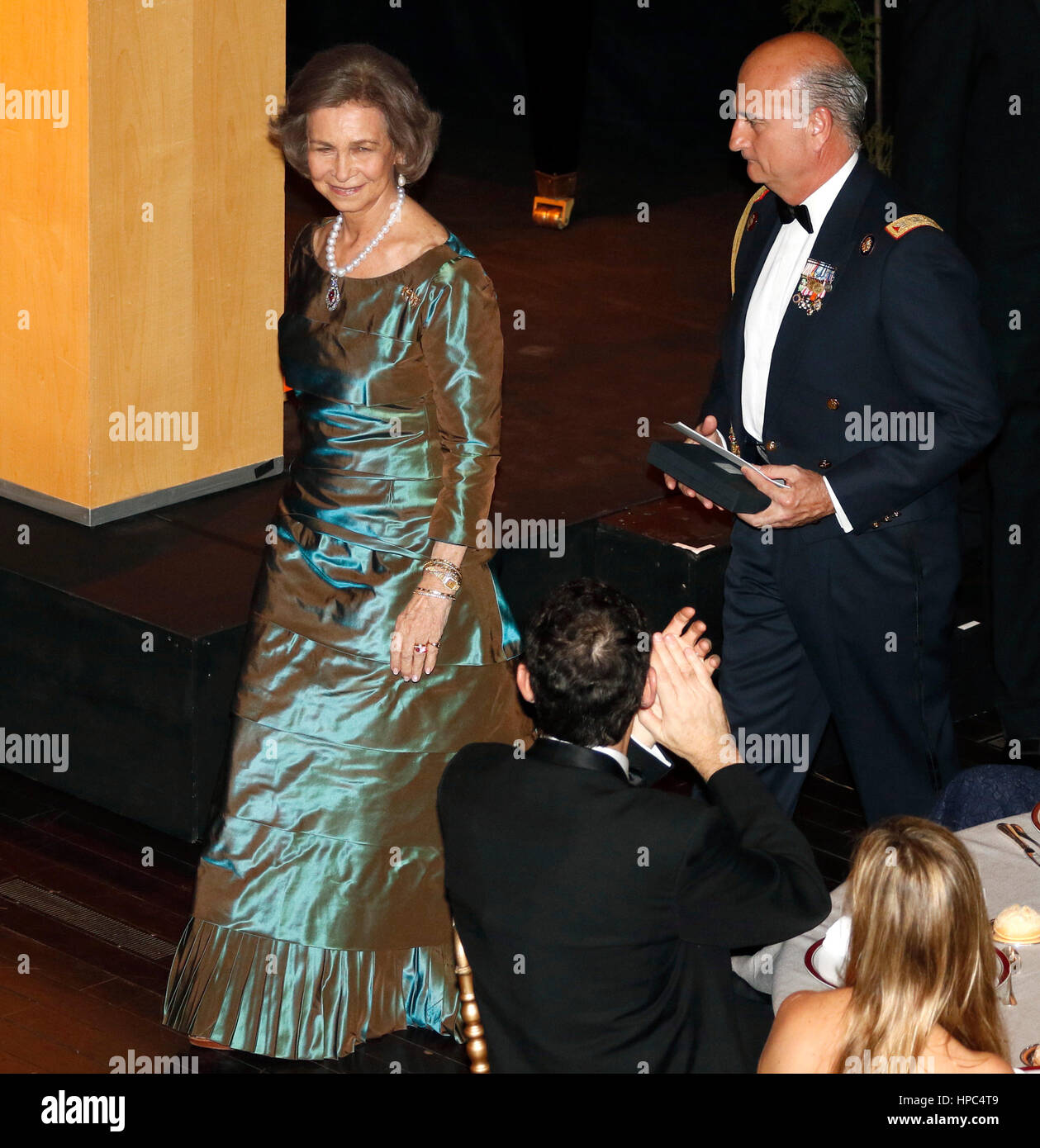 Queen Sofia Receives The Gold Medal Of The Liceo Circle In Barcelona Stock Photo Alamy