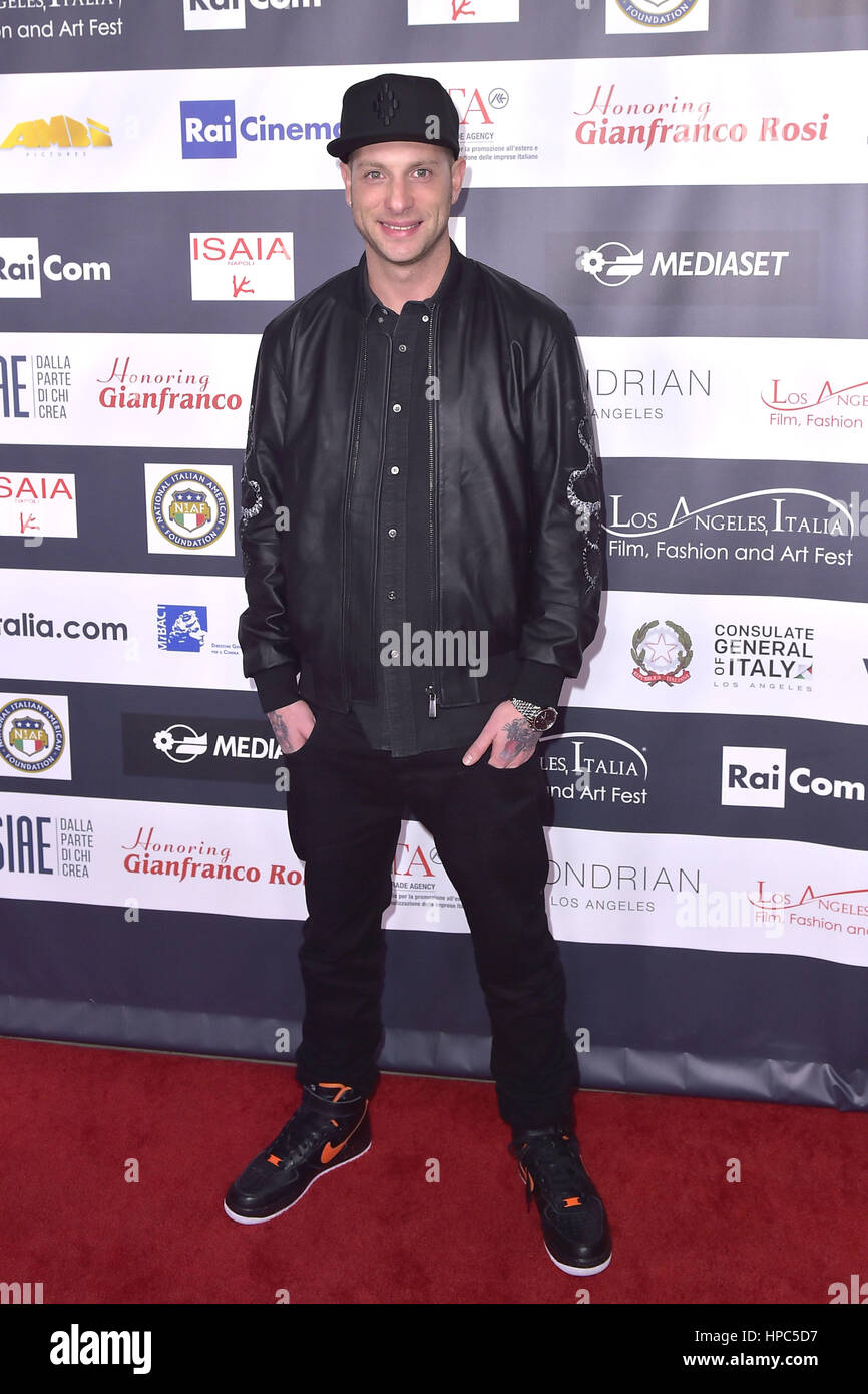 Hollywood, California. 19th Feb, 2017. Clementino attends the 12th Edition of The Los Angeles Italia Film, Fashion and Art Fest at TCL Chinese 6 Theatres on February 19, 2017 in Hollywood, California. | Verwendung weltweit Credit: dpa/Alamy Live News Stock Photo