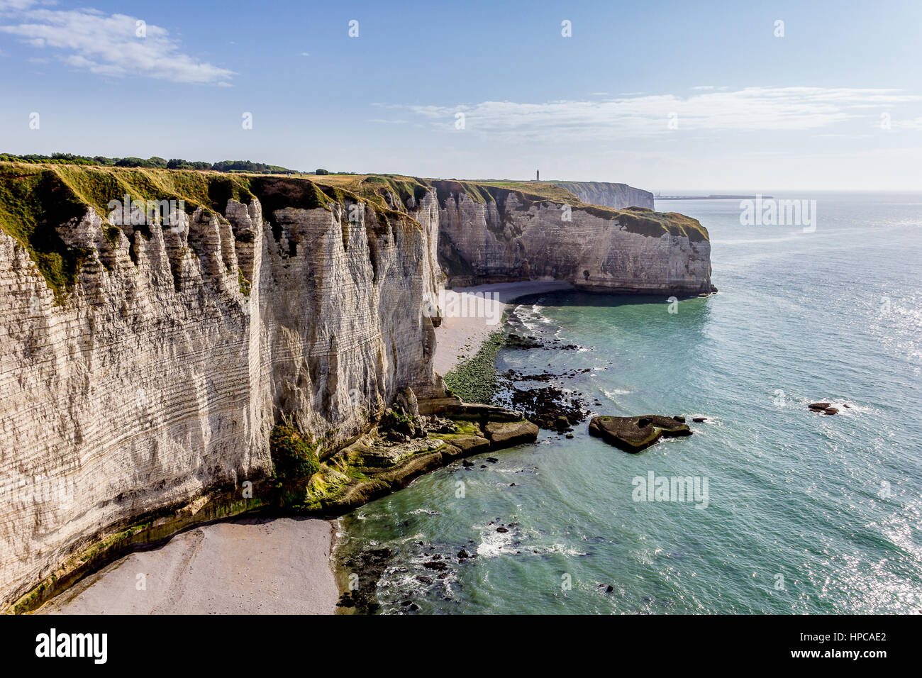 The famous cliffs of Etretat, Normandy, France Stock Photo - Alamy