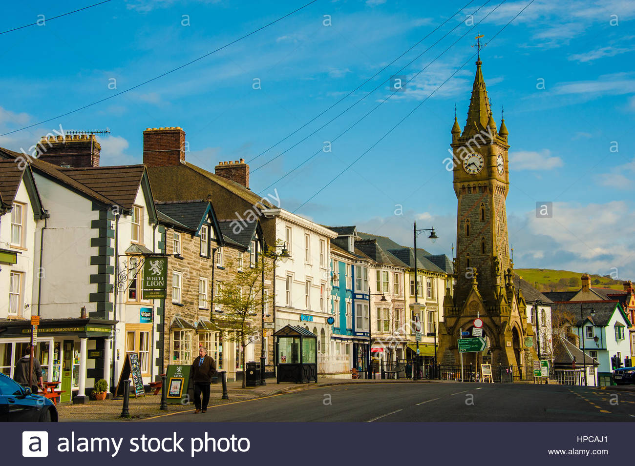 Machynlleth Market Town High Resolution Stock Photography and Images