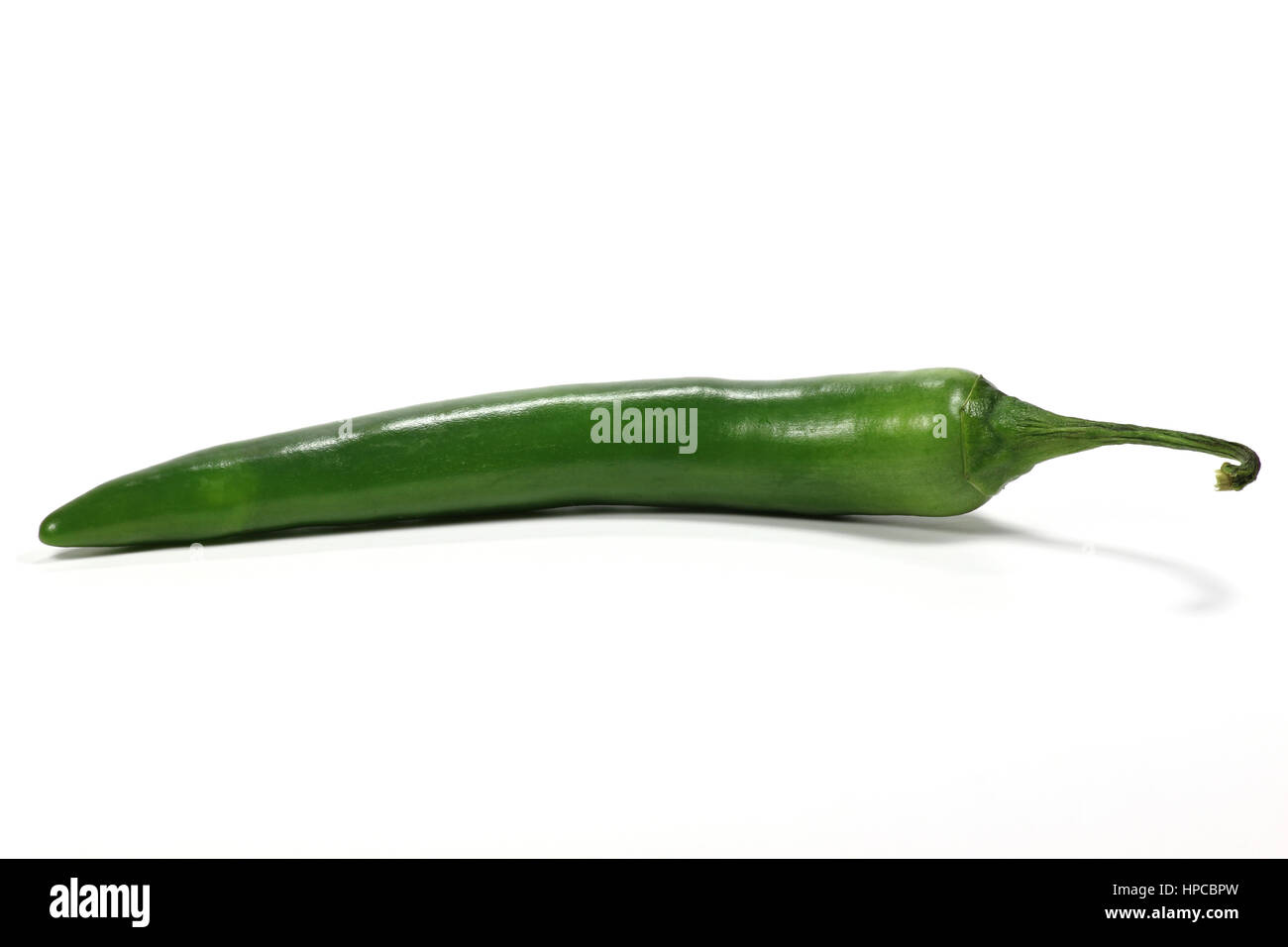 green pepper isolated on white background Stock Photo - Alamy