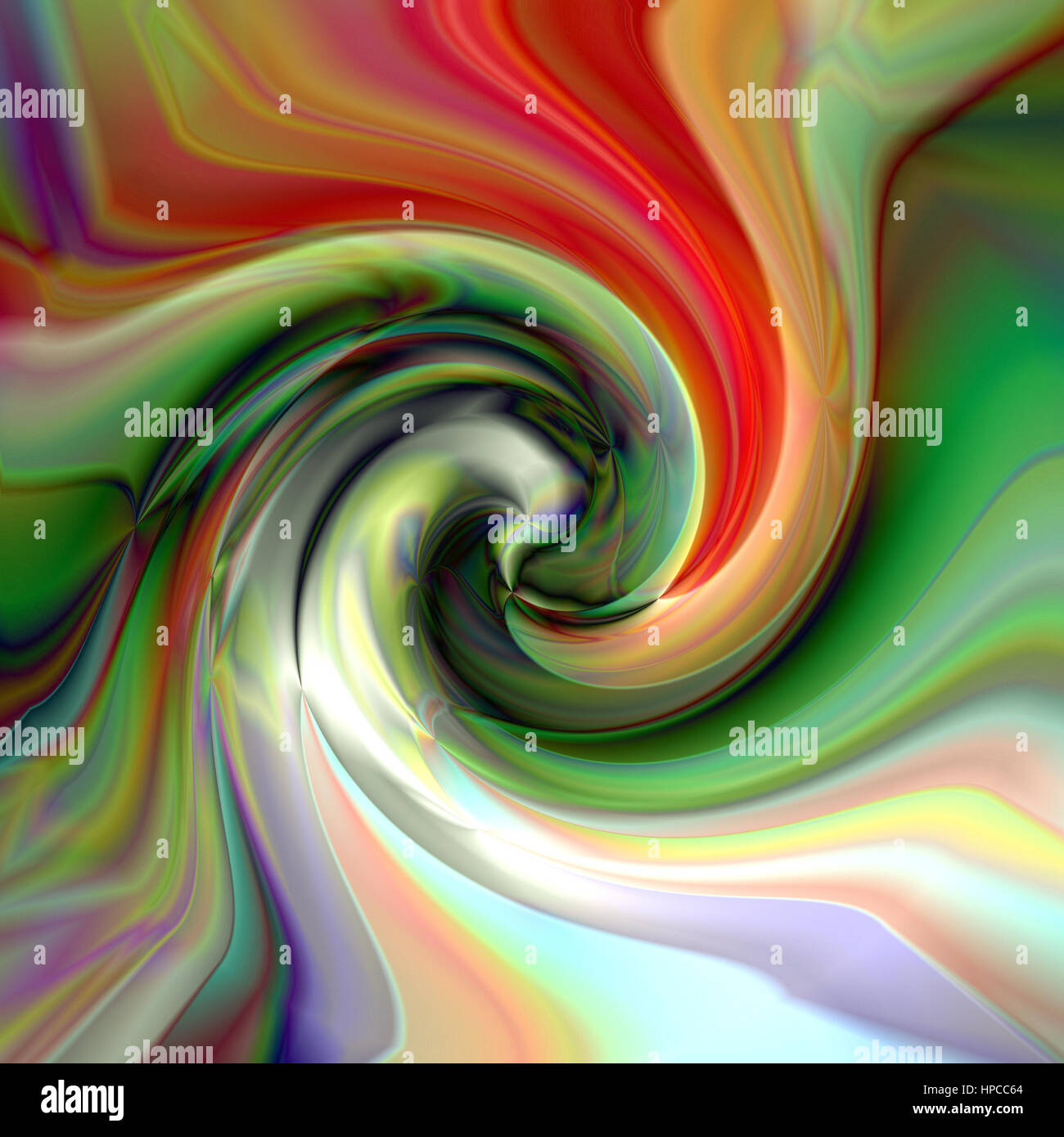 Abstract coloring background of the cold steel gradient with visual wave,spherize,twirl and lighting effects Stock Photo