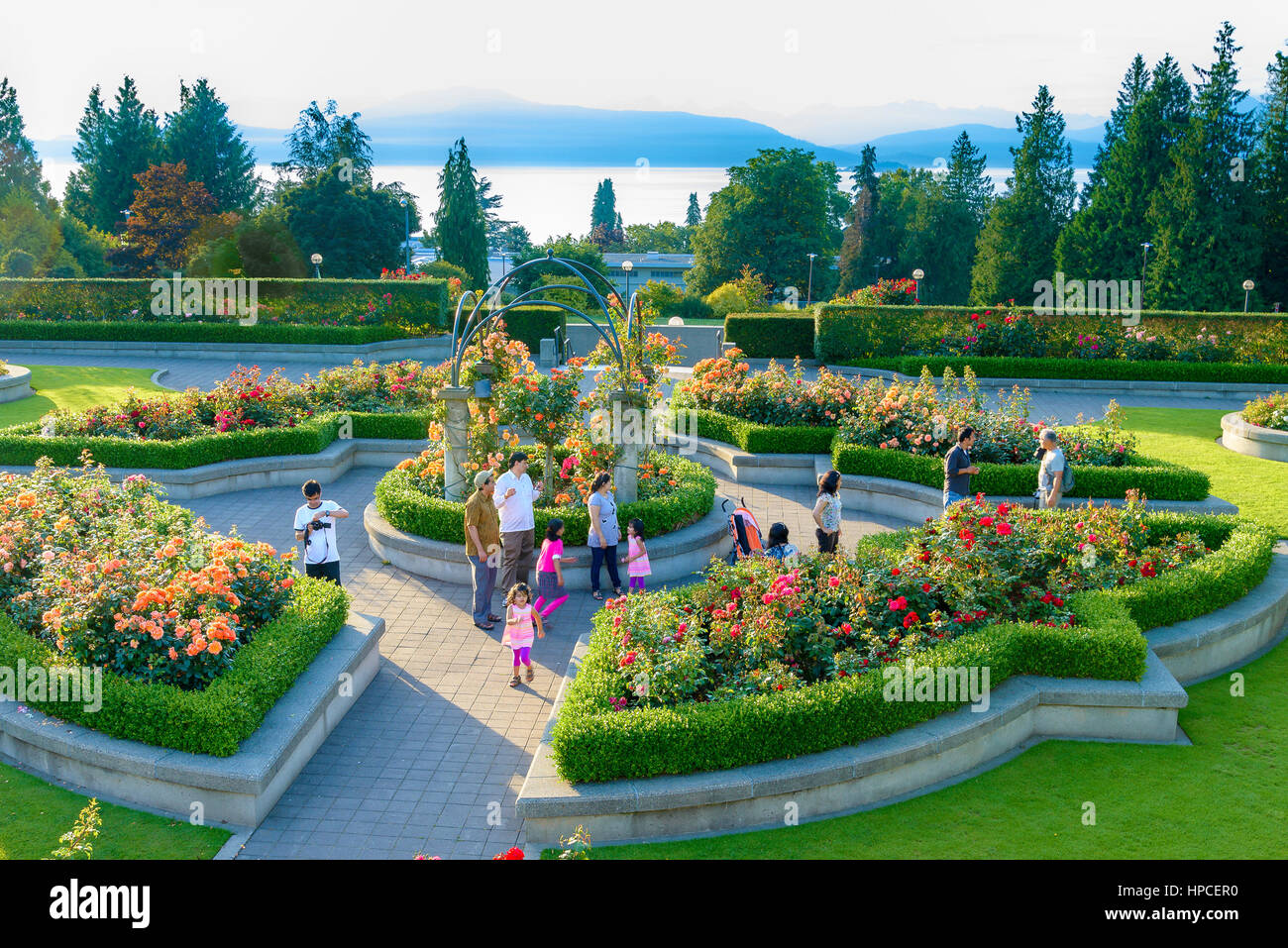 The Rose Garden, UBC, University of British Columbia, Vancouver
