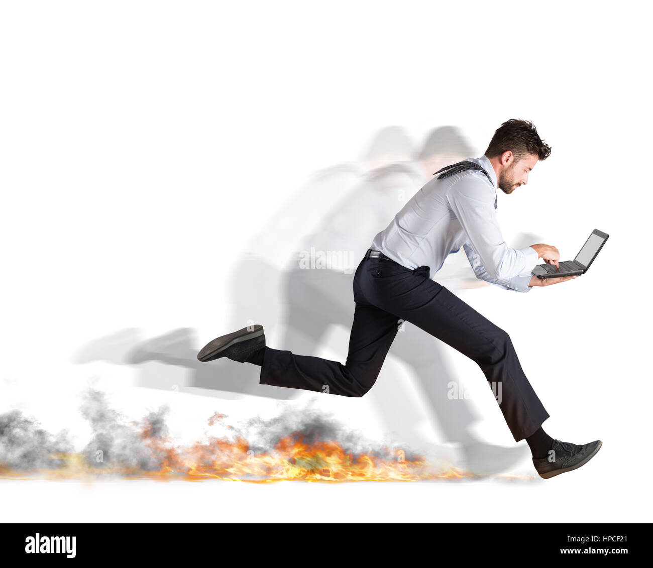 Fast business concept Stock Photo