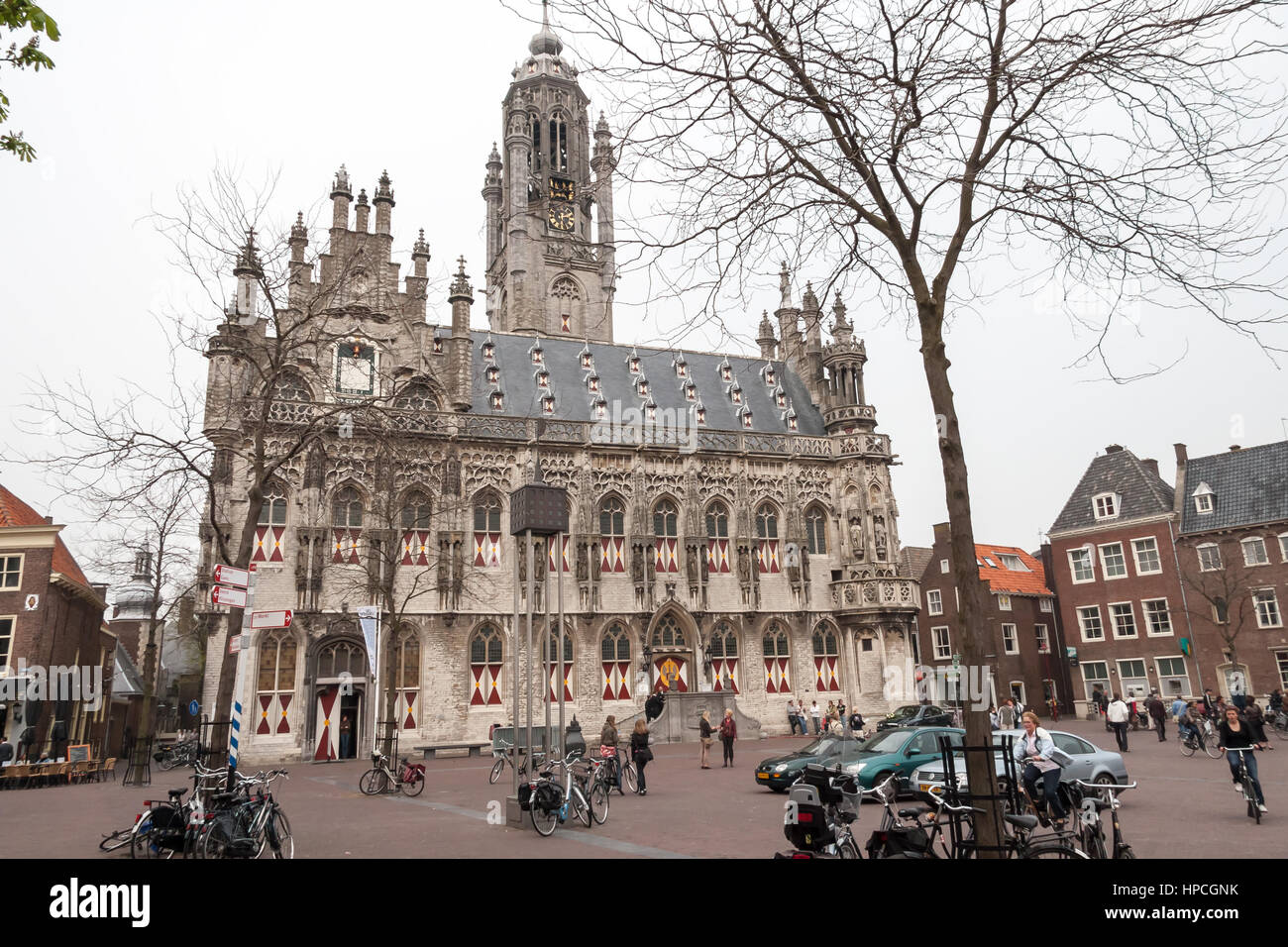 Town hall of Middelburg Middelburg, Zeeland, Holland, The Netherlands