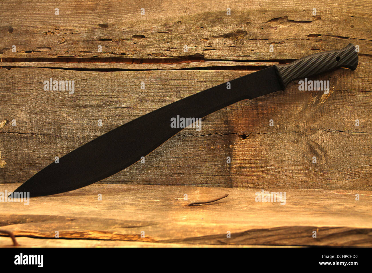 Large knife for cutting the road. Knife for cutting the road Stock