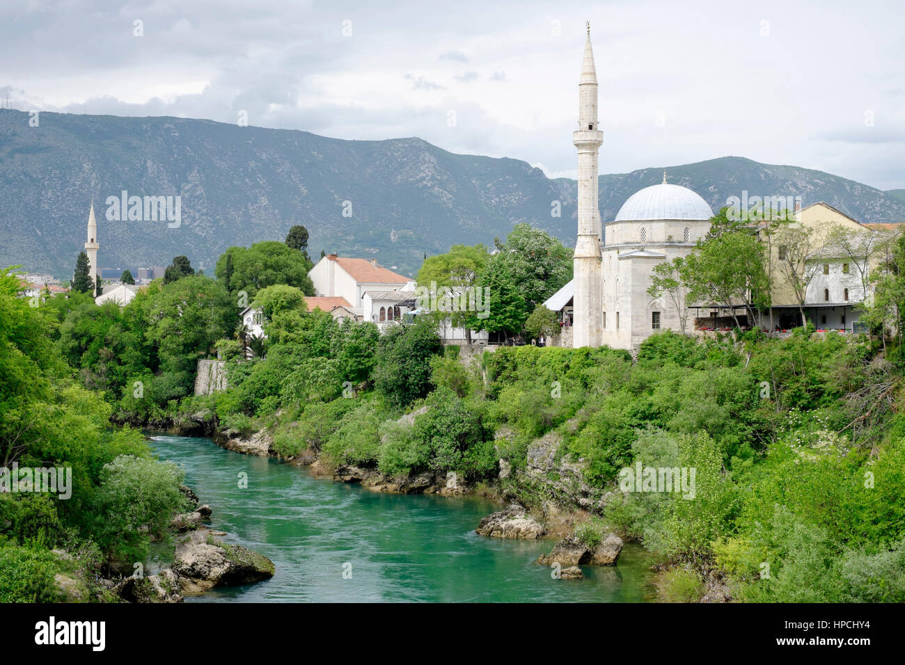 Koski Mehmed Paša Mosque, Mostar, Bosnia and Herzegovina Stock Photo
