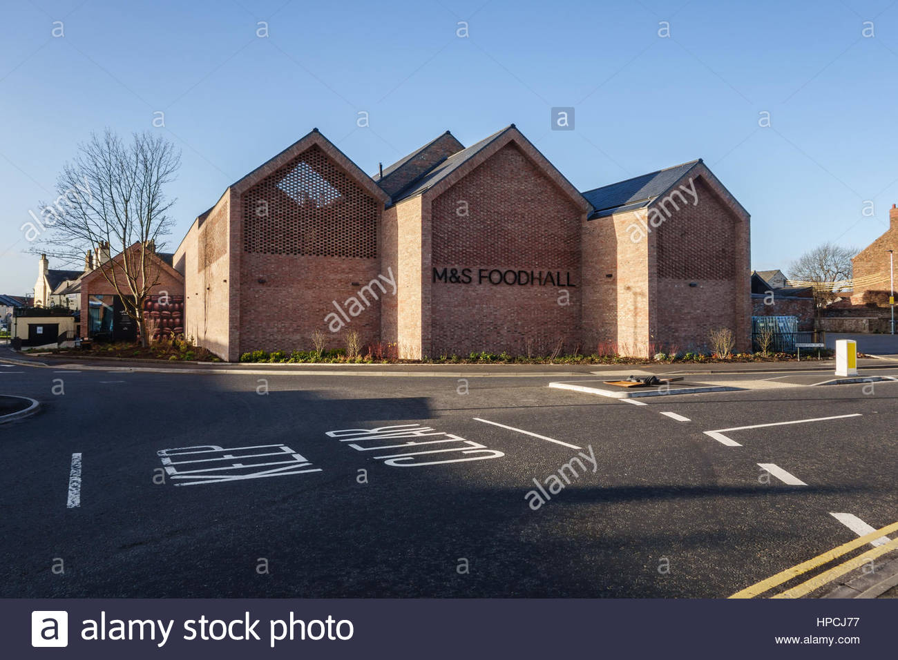 The Exterior Of The Marks And Spencer Foodhall In Northallerton Uk Stock Photo Alamy